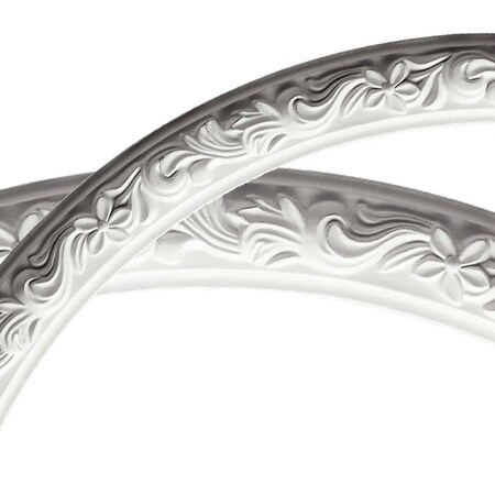 Ekena Millwork 52"OD x 48"ID x 2"W x 1"P Kent Ceiling Ring (1/4 of complete circle) CR25KE
